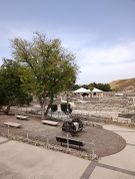 Способ транспортировки каменных блоков для строительства в древнем Бейт-Шеане