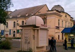 Здание Большой синагоги Херсона.