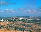 Арабская деревня в Самарии к северу от Ариэля