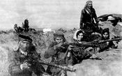 Арабские повстанцы в Палестине в 1936 году.