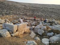 Развалины монастыря 5 века около Текоа, Иудея. Фото Виктора Гальперина.