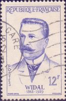 Жорж Фернан Исидор Видаль на почтовой марке.