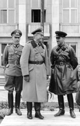 Кривошеин и Гудериан на совместном параде в Бресте 22.09.1939 г.