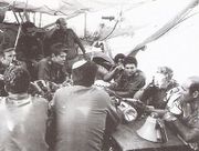 Совещание офицеров израильского военного флота в Наhарии во время Ливанской войны